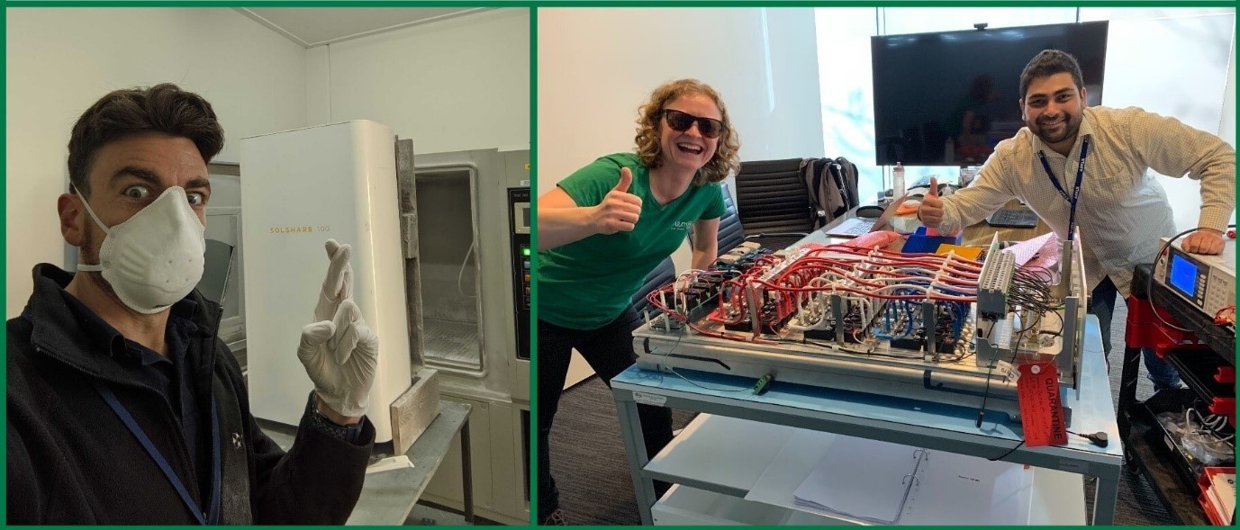 An image the SolShare being tested for commercialisation